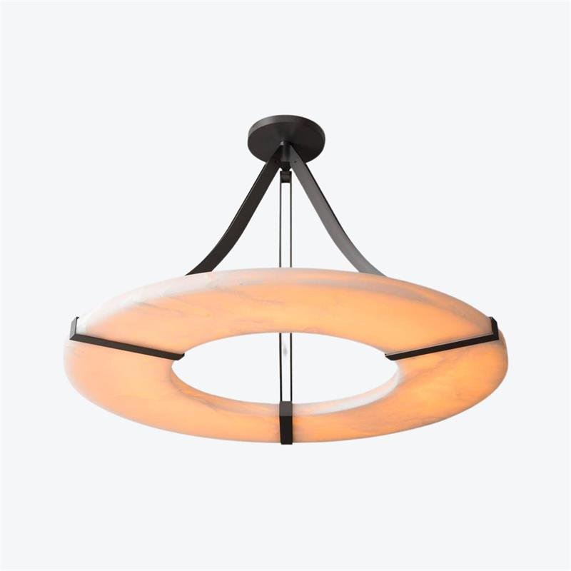 Faelor Alabaster Ring Pendant Light