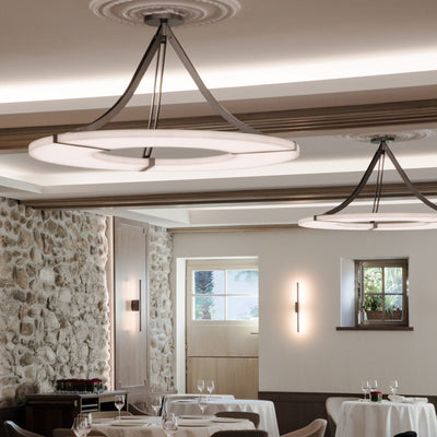 Faelor Alabaster Ring Pendant Light