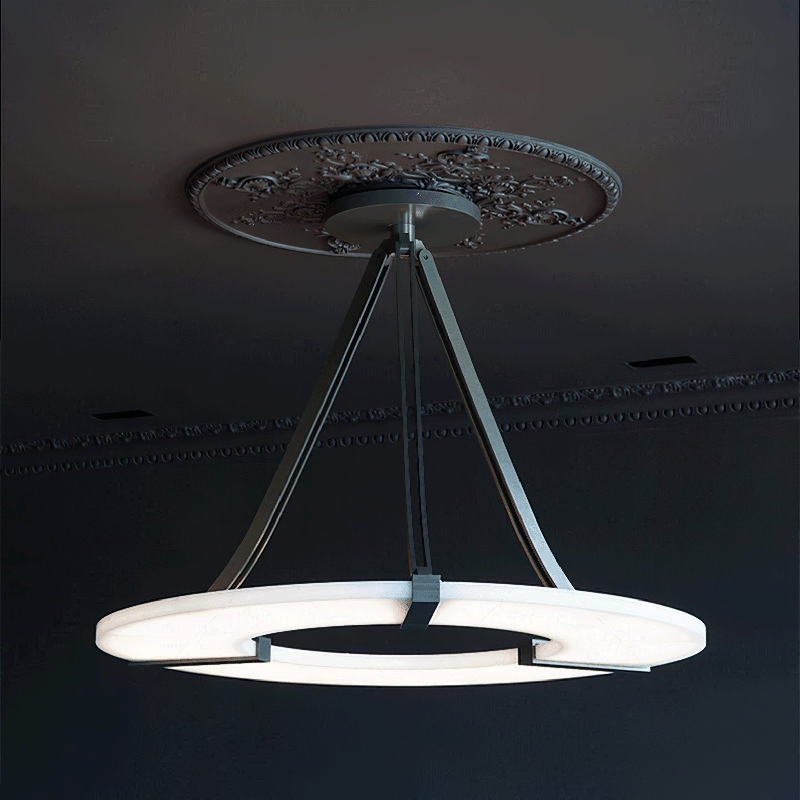 Faelor Alabaster Ring Pendant Light