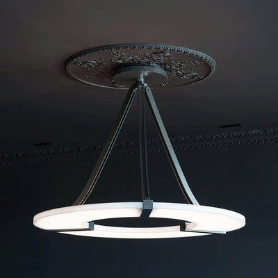 Faelor Alabaster Ring Pendant Light