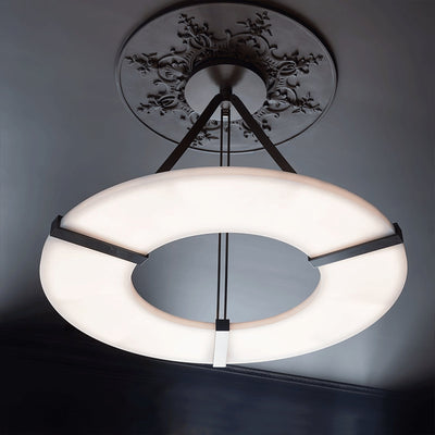 Faelor Alabaster Ring Pendant Light