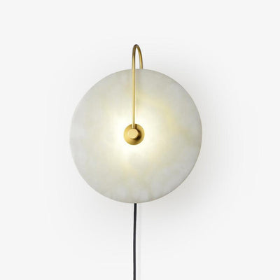 Ceraeyra Alabaster Globe Wall Light - Neutral Decor