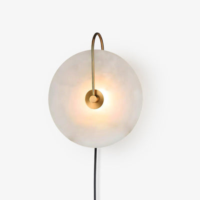 Ceraeyra Alabaster Globe Wall Light - Neutral Decor