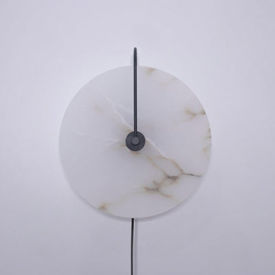 Ceraeyra Alabaster Globe Wall Light - Neutral Decor