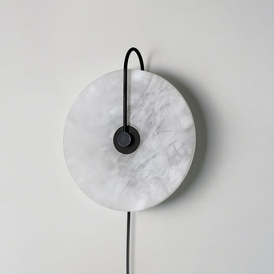Ceraeyra Alabaster Globe Wall Light - Neutral Decor
