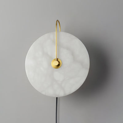 Ceraeyra Alabaster Globe Wall Light - Neutral Decor
