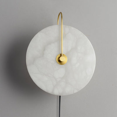 Ceraeyra Alabaster Globe Wall Light - Neutral Decor
