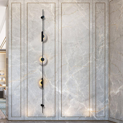 Neron Alabaster Vertical Wall Sconce
