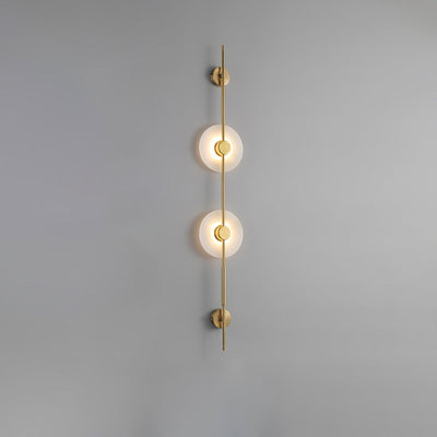 Neron Alabaster Vertical Wall Sconce