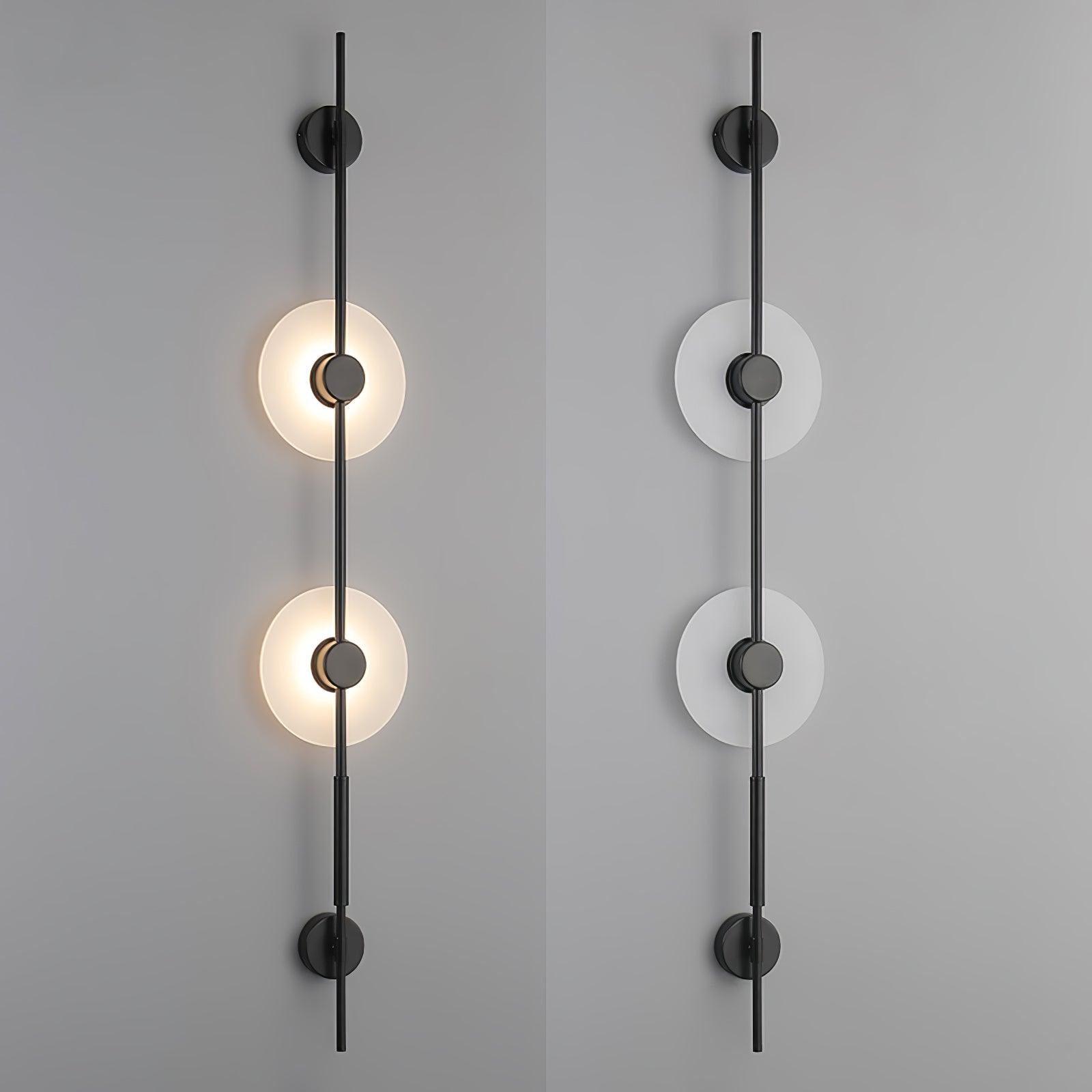 Neron Alabaster Vertical Wall Sconce
