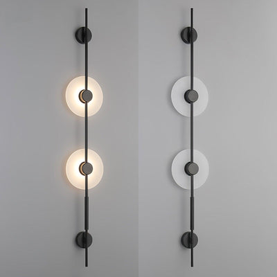 Neron Alabaster Vertical Wall Sconce