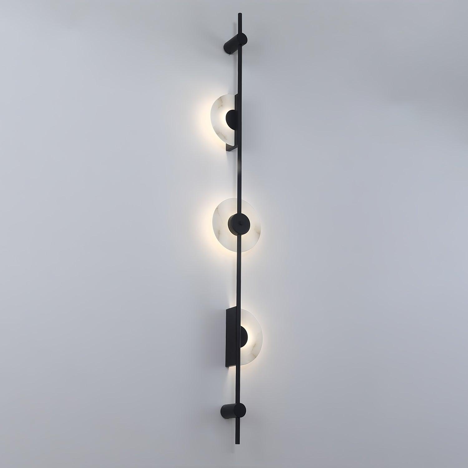 Neron Alabaster Vertical Wall Sconce