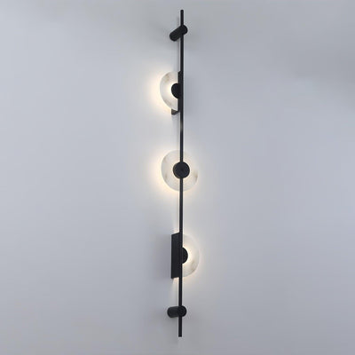 Neron Alabaster Vertical Wall Sconce