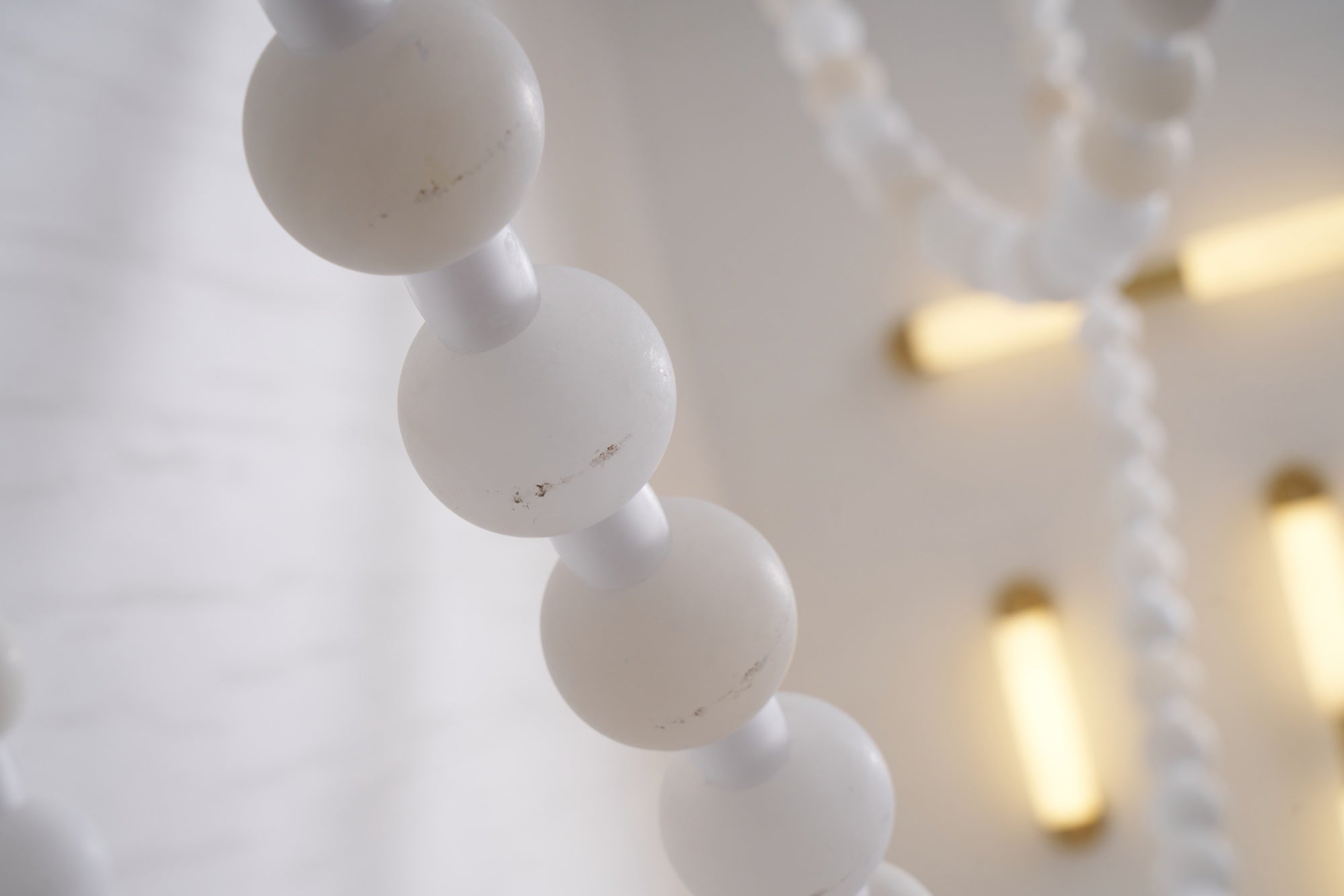 Grempt Alabaster Pearl Necklace Chandelier