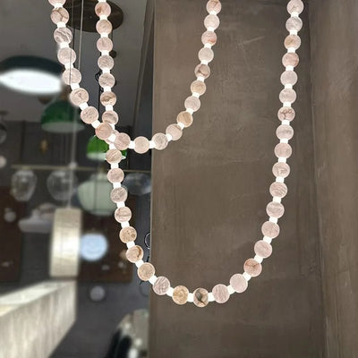 Grempt Alabaster Pearl Necklace Chandelier