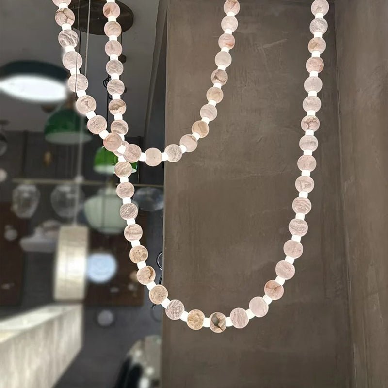 Grempt Alabaster Pearl Necklace Chandelier