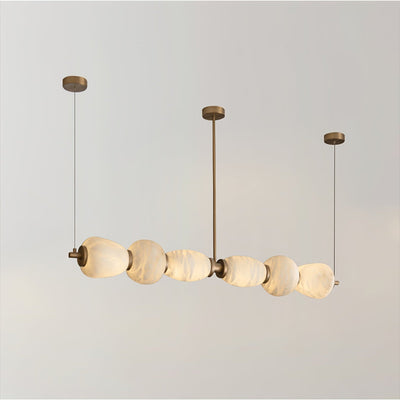 Saroa Alabaster Linear Pendant Light