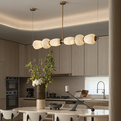 Saroa Alabaster Linear Pendant Light