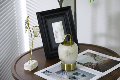 Oramith Alabaster Portable Rechargeable Table Lamp
