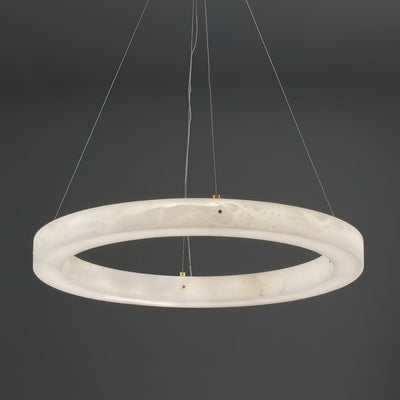 Plotuvyn Postmodern Luxury Ring Alabaster Chandelier