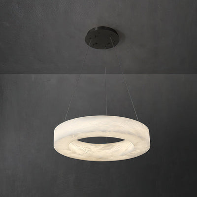 Plotuvyn Postmodern Luxury Ring Alabaster Chandelier