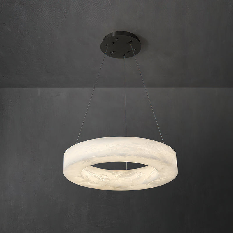 Plotuvyn Postmodern Luxury Ring Alabaster Chandelier
