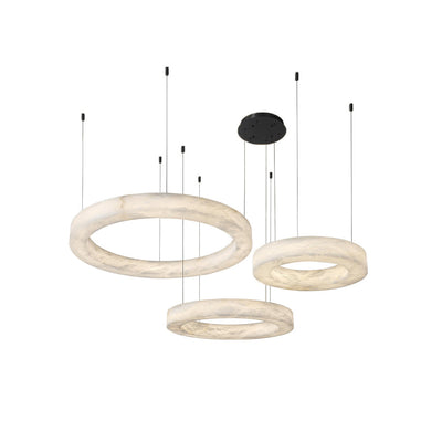 Plotuvyn Postmodern Luxury Ring Alabaster Chandelier