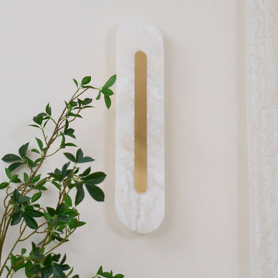 Kristy Alabaster Rounded Wall Lamp