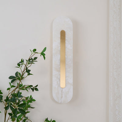 Kristy Alabaster Rounded Wall Lamp
