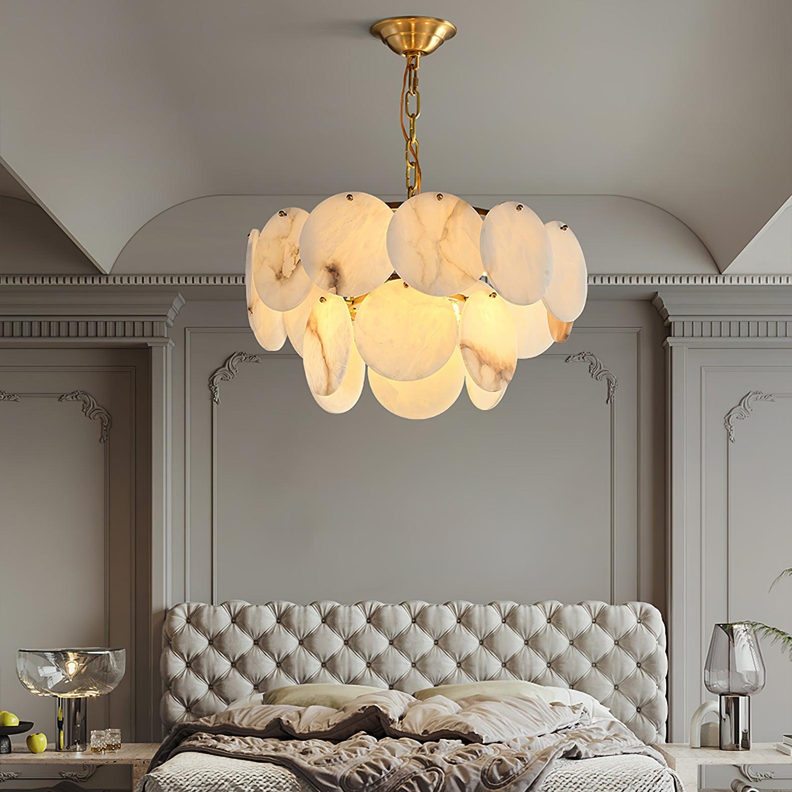 Nivarora Alabaster Chandelier
