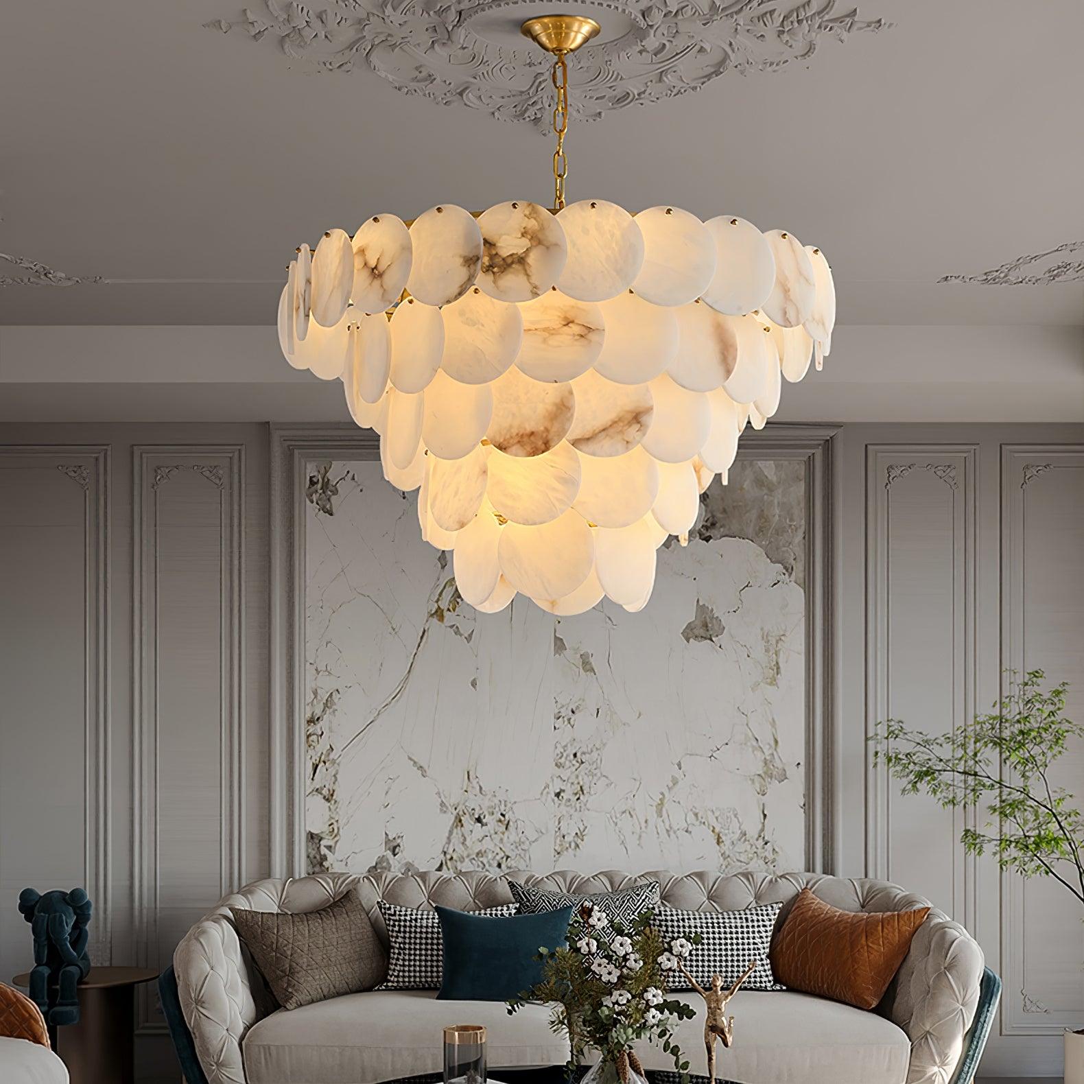 Nivarora Alabaster Chandelier