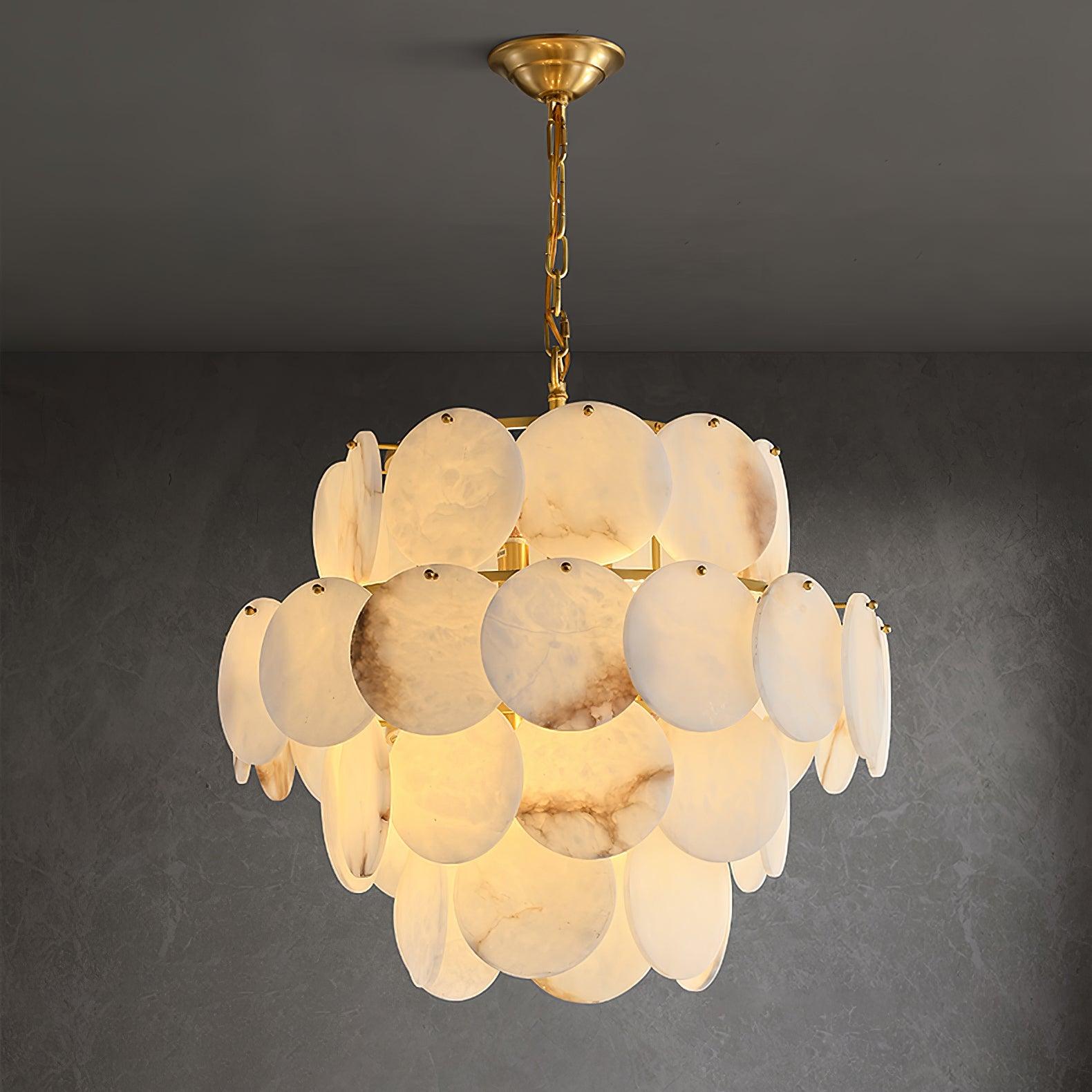 Nivarora Alabaster Chandelier