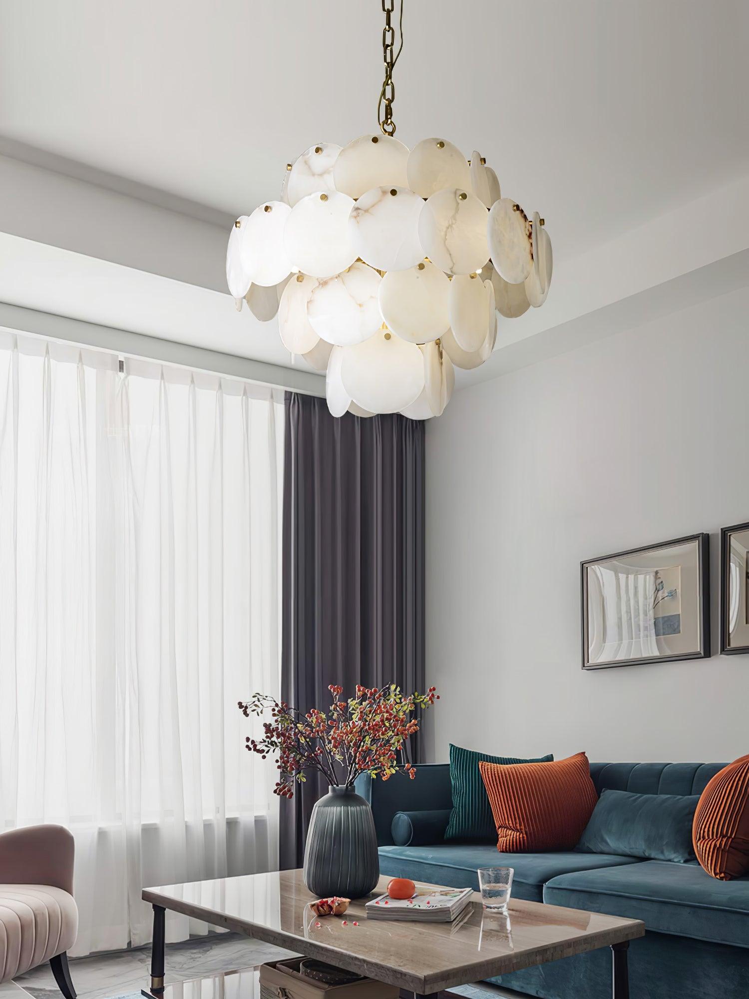 Nivarora Alabaster Chandelier