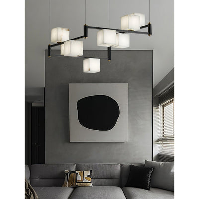 Ostruvye Individual Creativity Box  Alabaster Chandelier