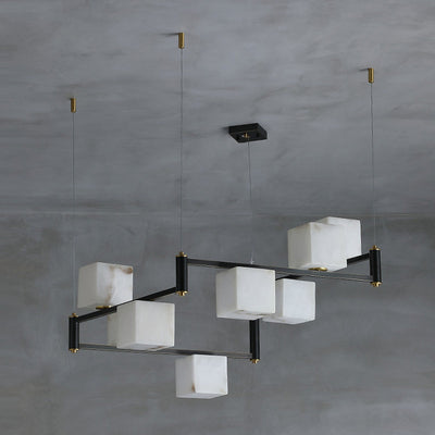 Ostruvye Individual Creativity Box  Alabaster Chandelier