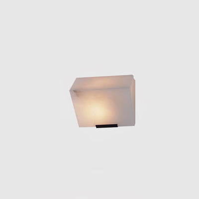 Niviella Alabaster Staircase Plug-in Wall Lamp