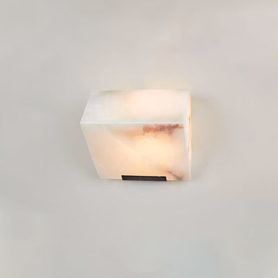 Niviella Alabaster Staircase Plug-in Wall Lamp