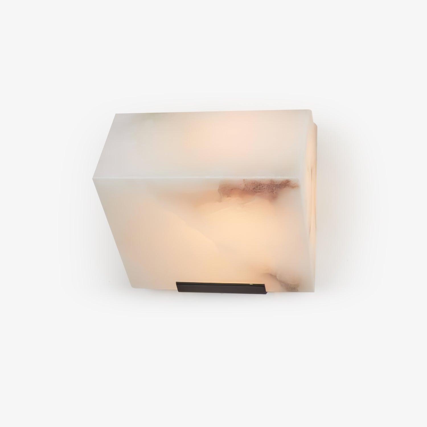 Niviella Alabaster Staircase Plug-in Wall Lamp