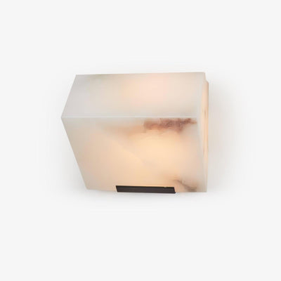 Niviella Alabaster Staircase Plug-in Wall Lamp