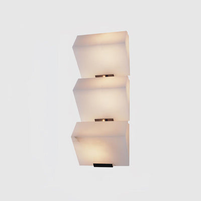 Niviella Alabaster Staircase Plug-in Wall Lamp