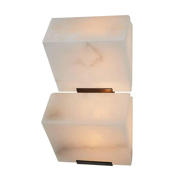 Niviella Alabaster Staircase Plug-in Wall Lamp