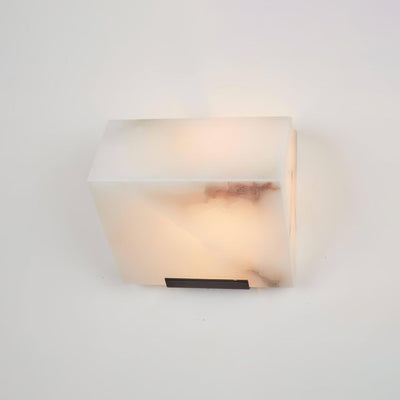 Niviella Alabaster Staircase Plug-in Wall Lamp