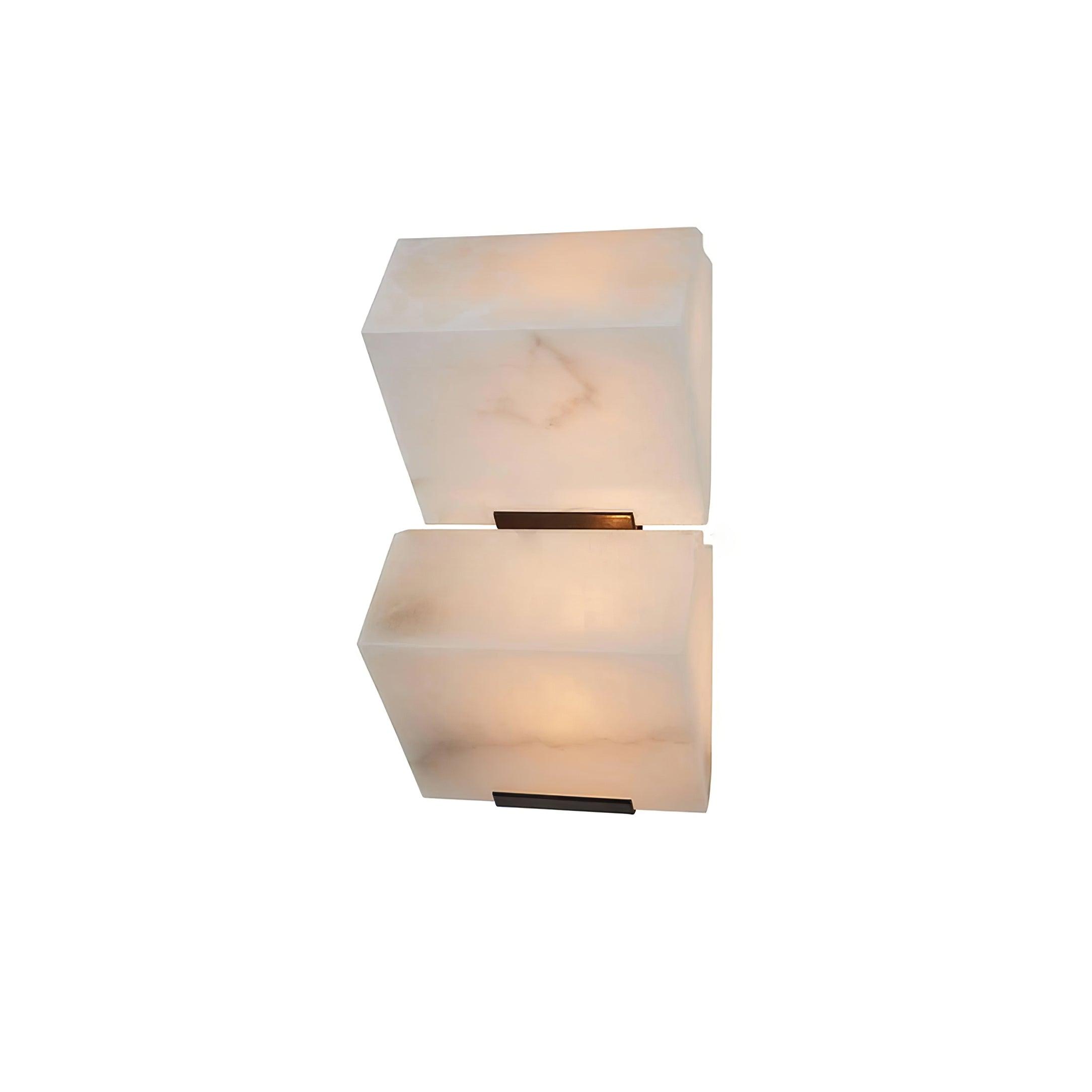 Niviella Alabaster Staircase Plug-in Wall Lamp