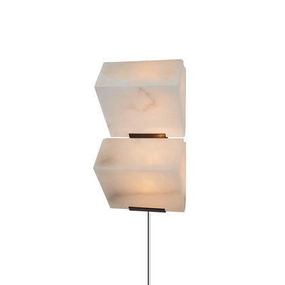 Niviella Alabaster Staircase Plug-in Wall Lamp