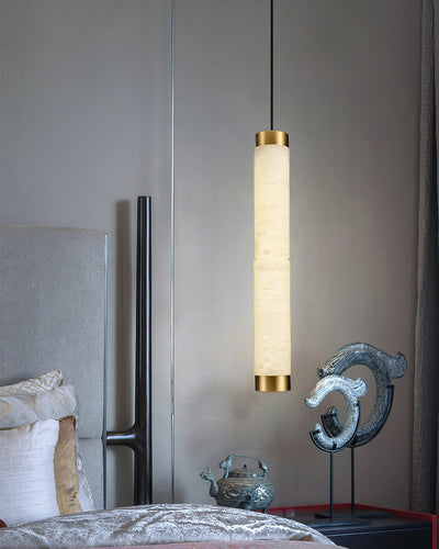 Plotuvyi Modern Strip Alabaster Pendant Light