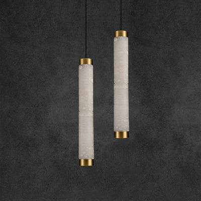 Plotuvyi Modern Strip Alabaster Pendant Light