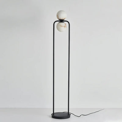 Callista Minimalist Alabaster Floor Lamp
