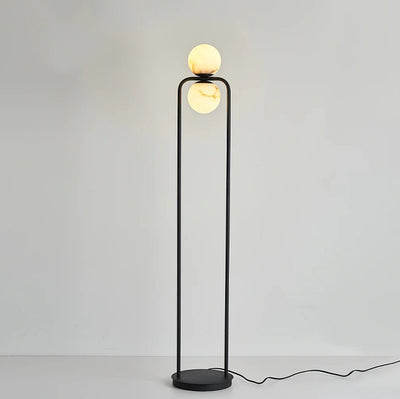 Callista Minimalist Alabaster Floor Lamp