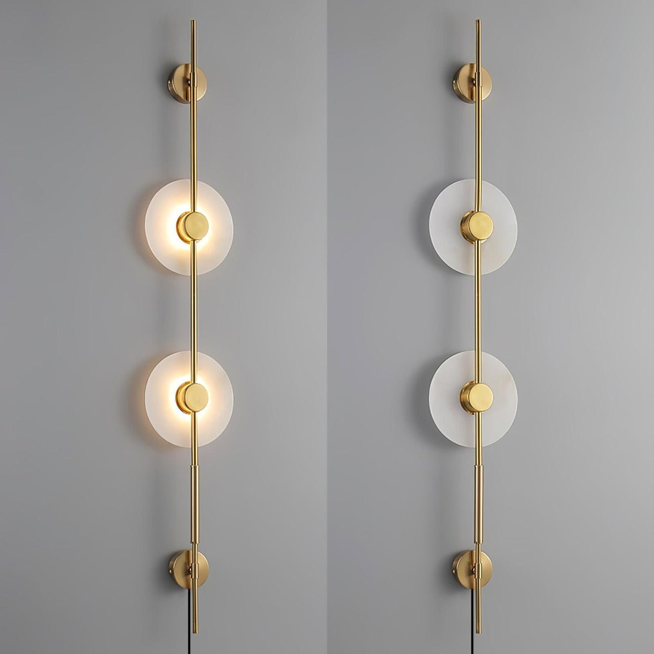 Albarina Alabaster Plug Wall Light