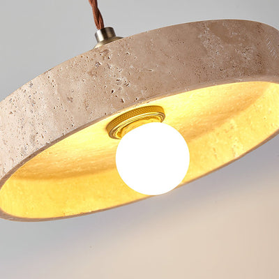 Qisk Travertine Pendant Light